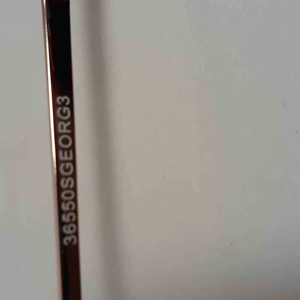 FGX Foster Grant Women Sunglasses Hexagon Shape Ombre Tint Gold Frame NWT - Picture 5 of 5